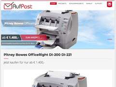 Pitney Bowes DI 200 H21131/H21A Office Right Mailer nur Euro 1.400